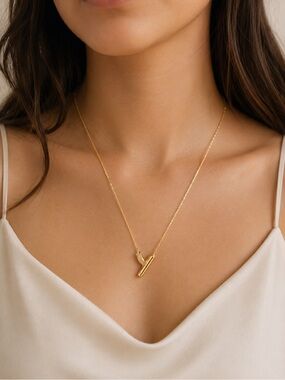 Louis Vuitton LV and Me Y necklace.